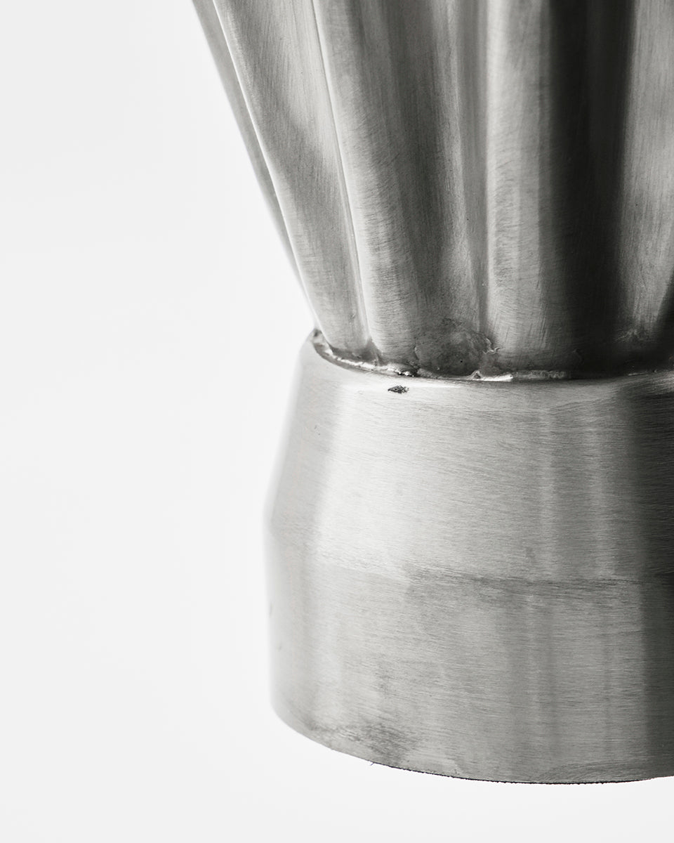 Flood I Brushed Silver Vase
