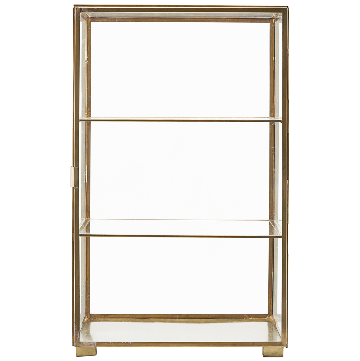 Glass Brass Cabinet