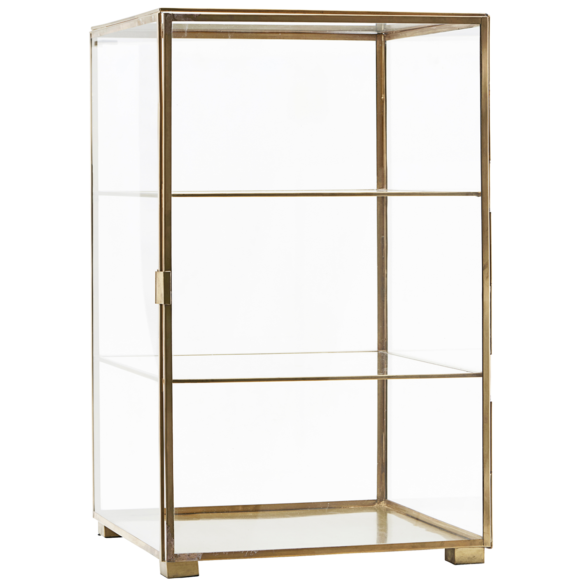 Glass Brass Cabinet