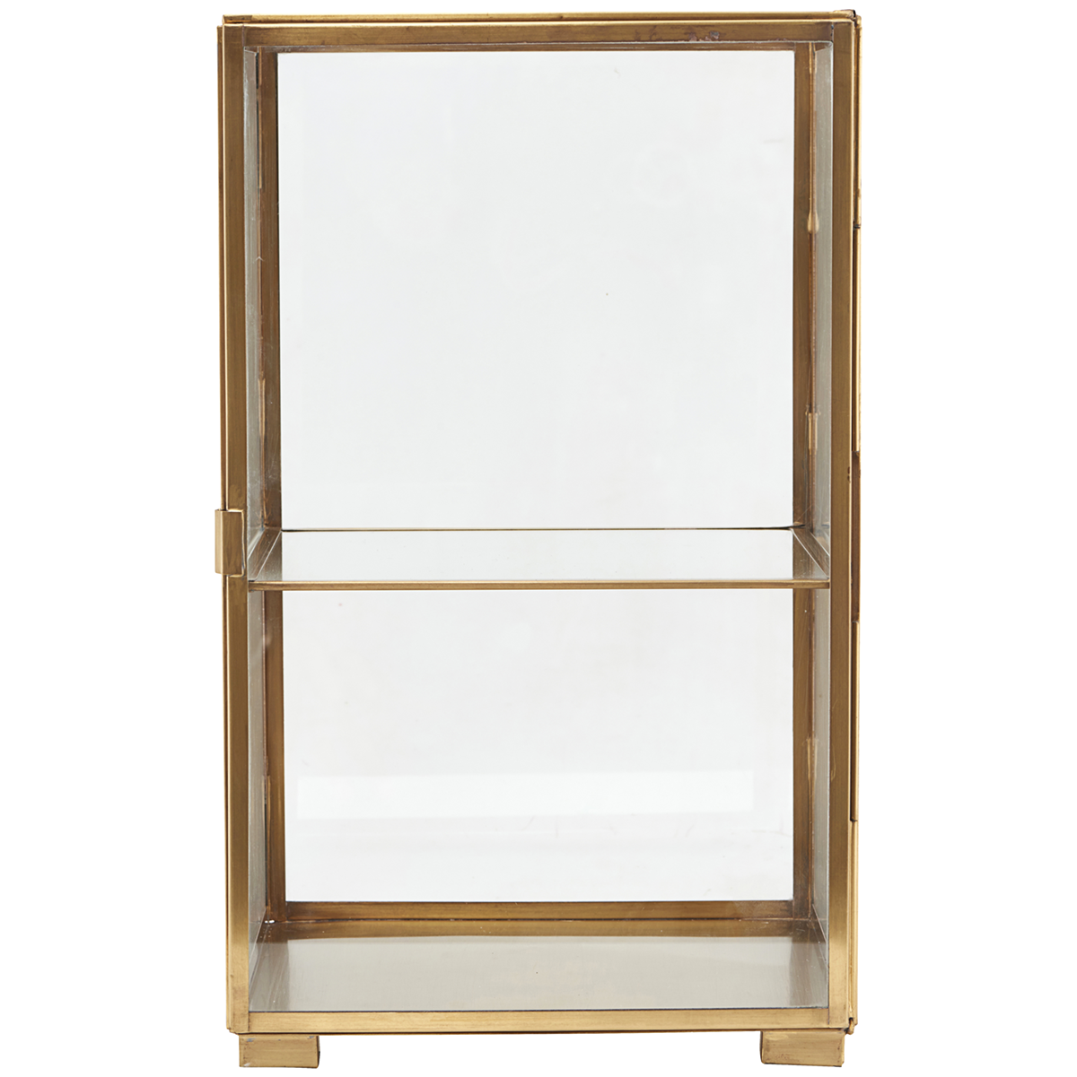 Glass Brass Cabinet