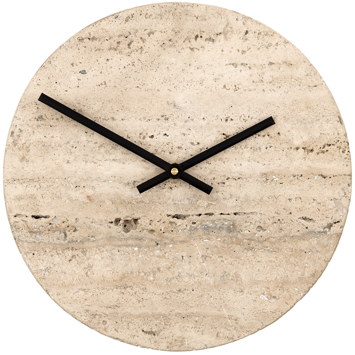 Loko Beige Travertine Clock - WOO .Design