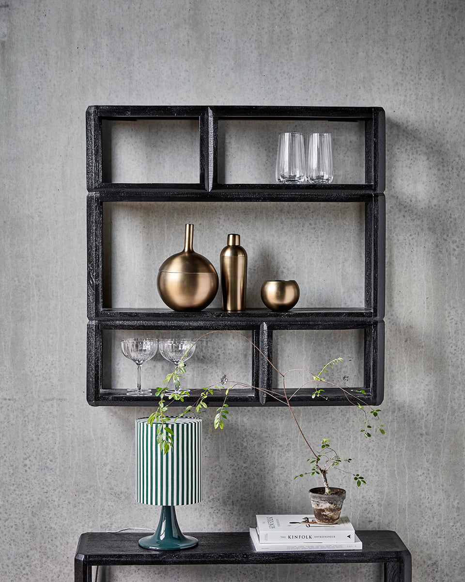 Mono Black Shelving Unit - WOO .Design