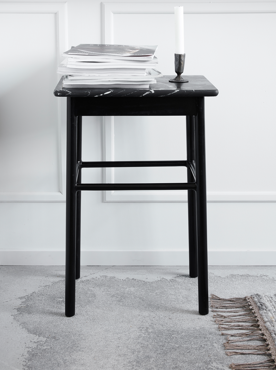 Regance Black Side Table