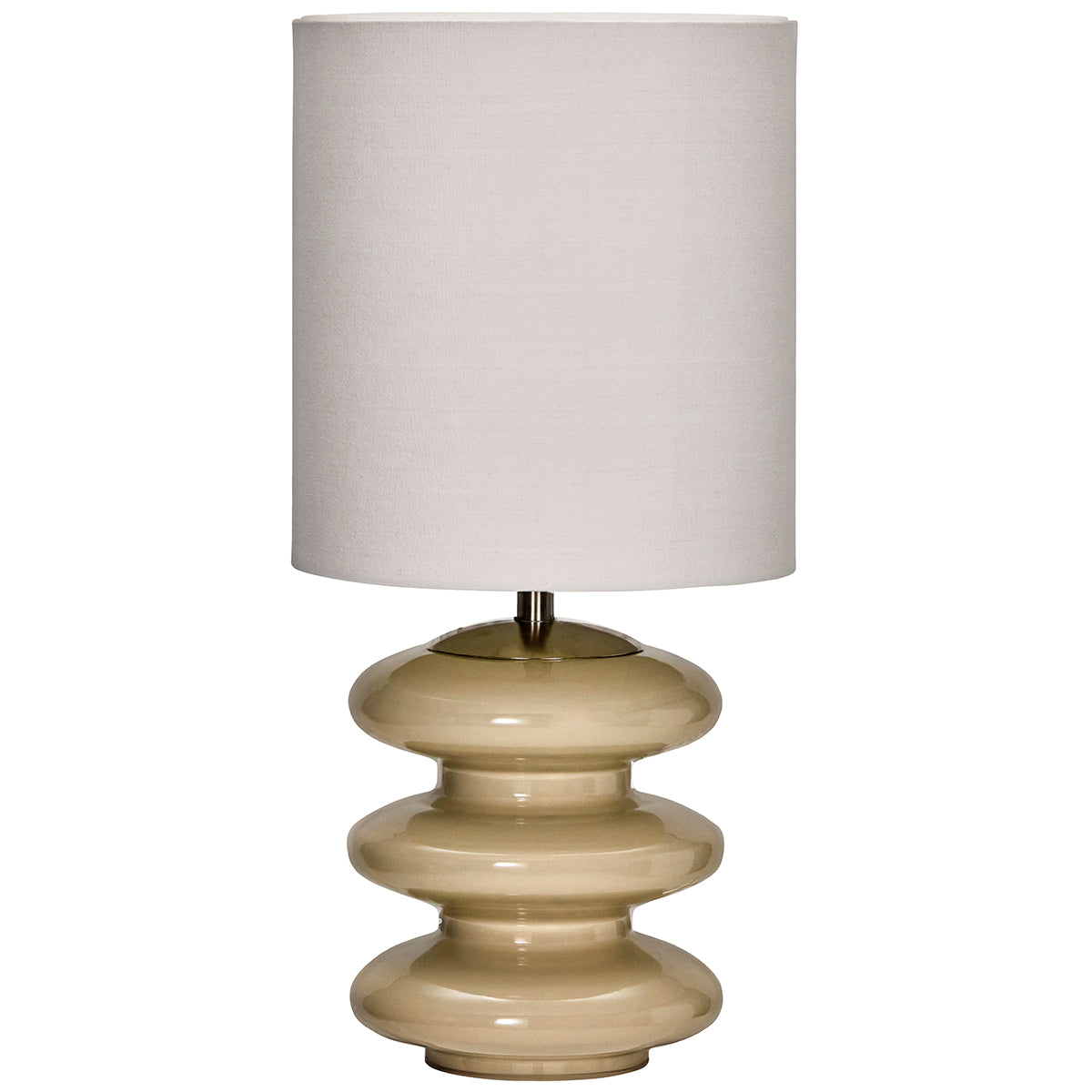 Step Off White Table Lamp