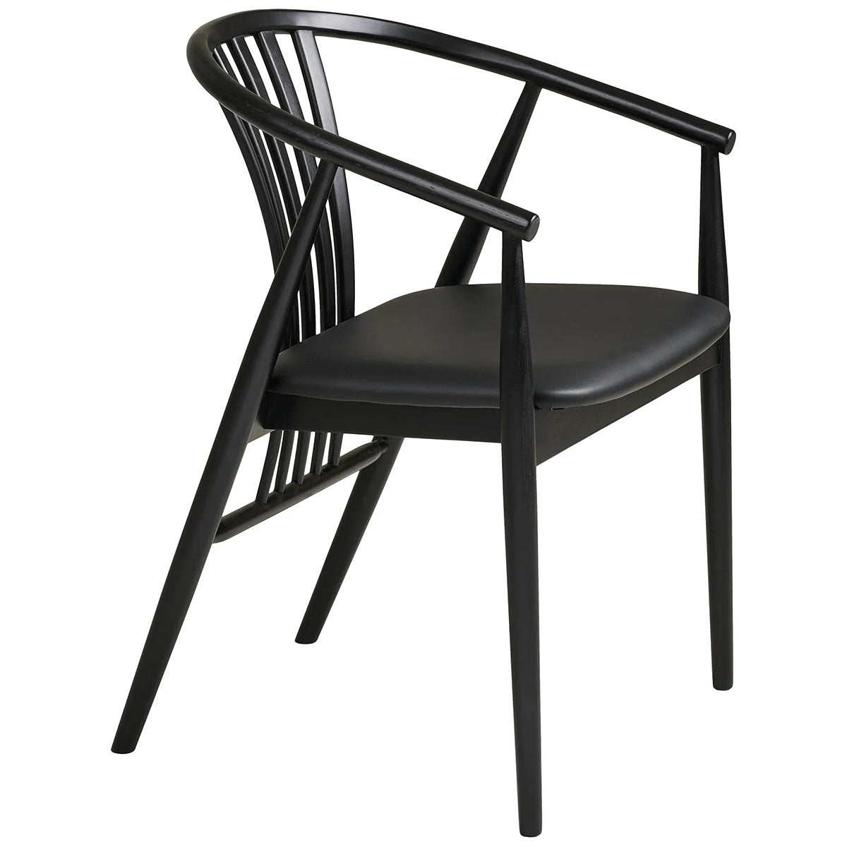 Agustin Black Beech Wood Dining Chair
