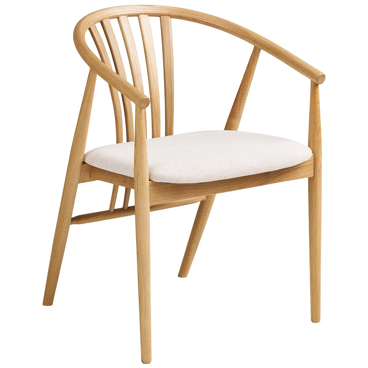 Agustin Oak Wood Dining Chair