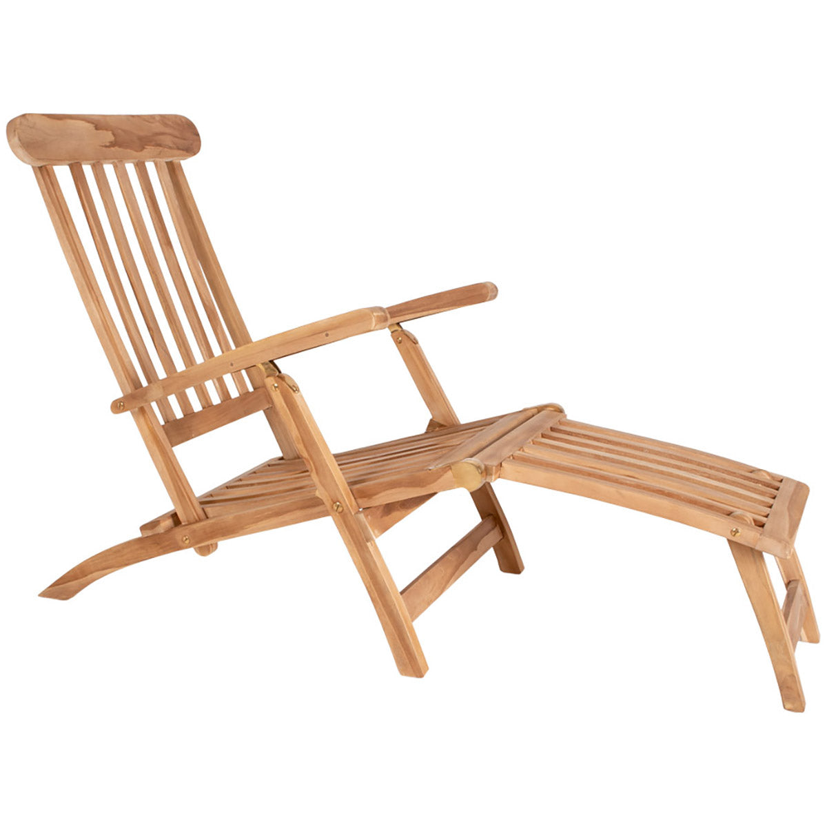 Arrecife Teak Wood Deck Chair with Cushion