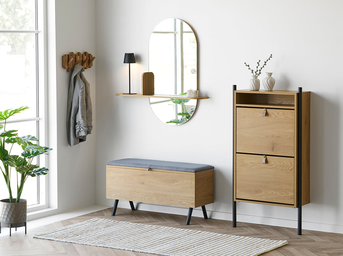 Barco Mirror with Shelf