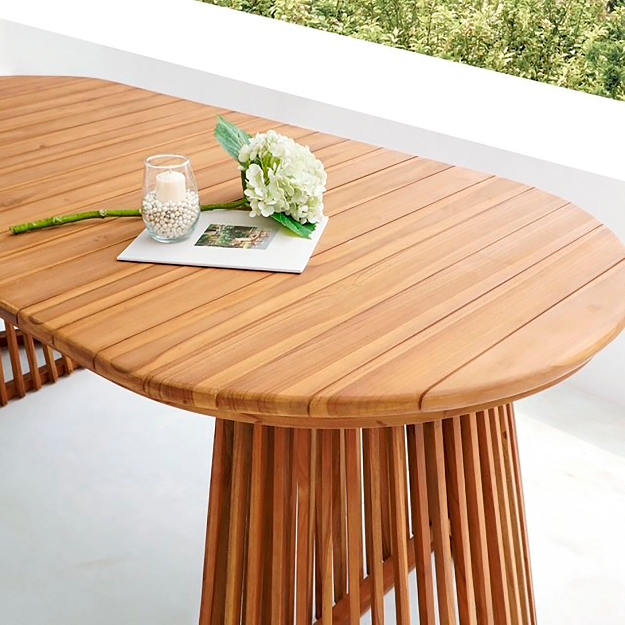 Berja Natutal Teak Wood Dining Table