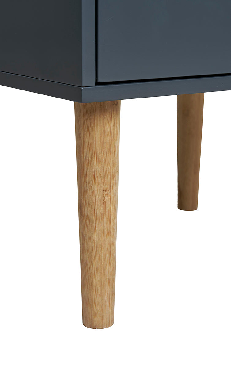 Bisley Dark Grey Side Table