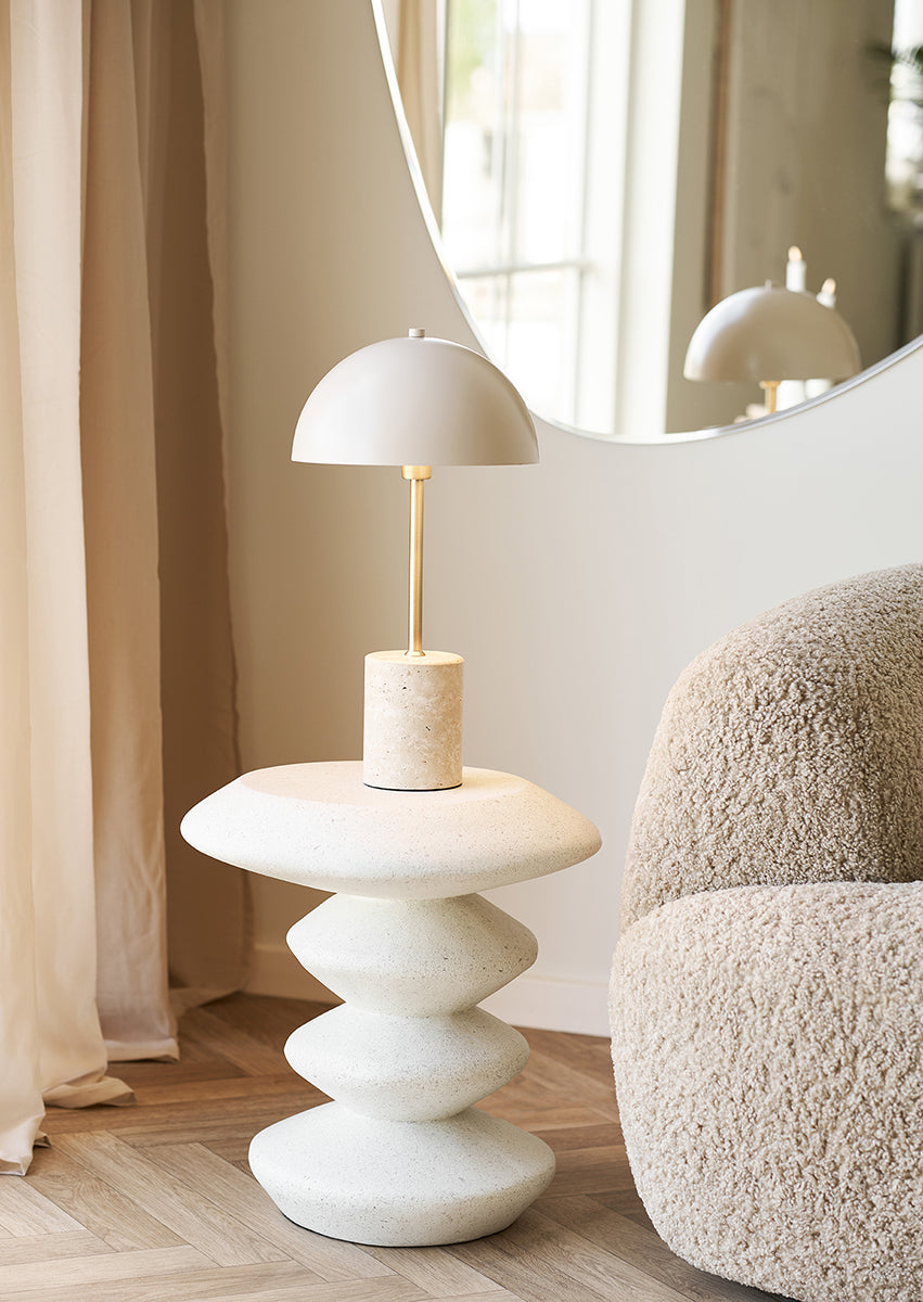 Blackburn White Side Table