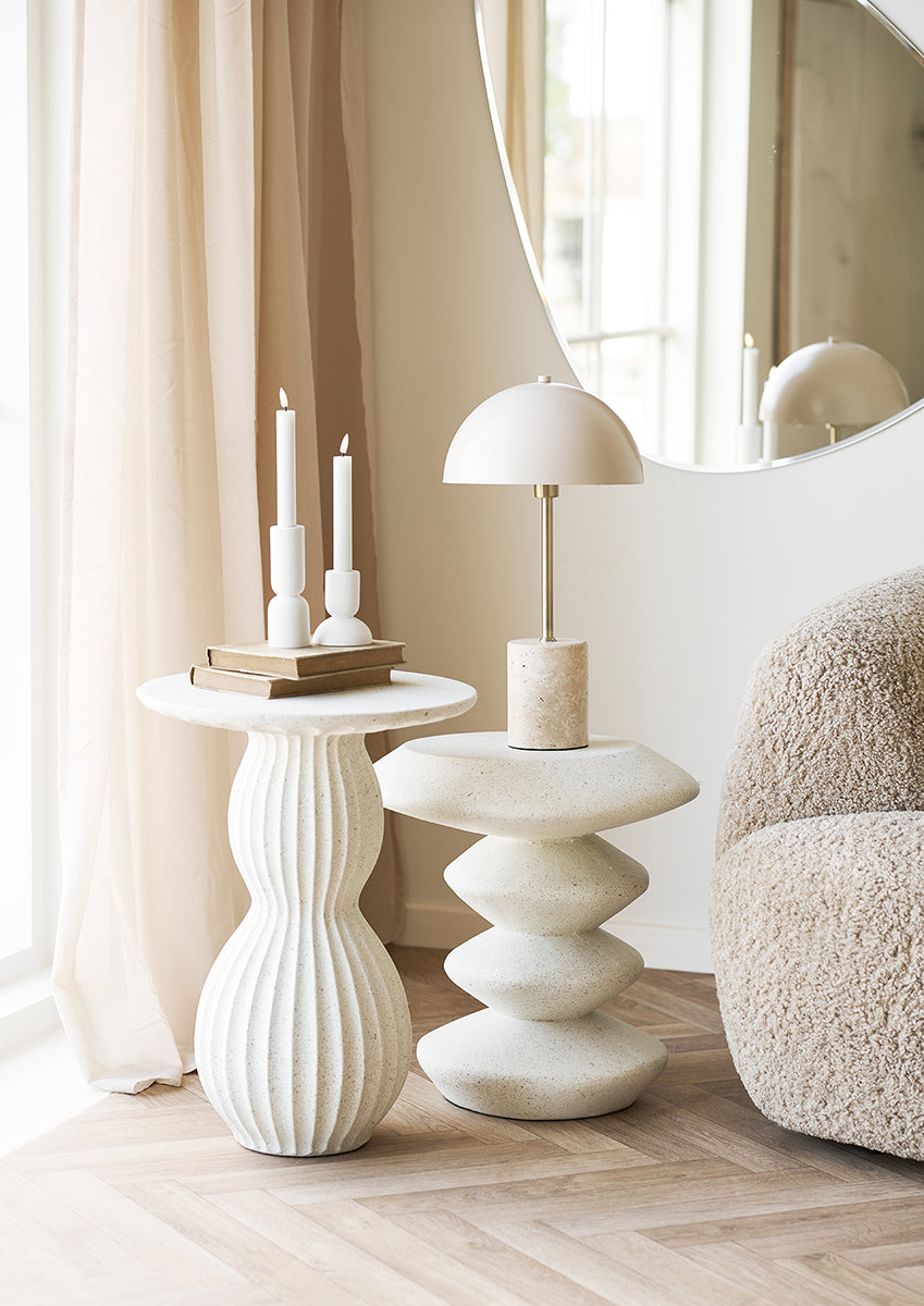 Blackburn White Side Table