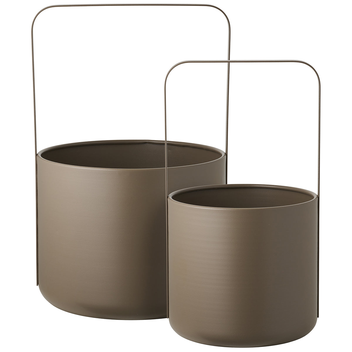 Bobo Brown Flowerpots (2/Set)