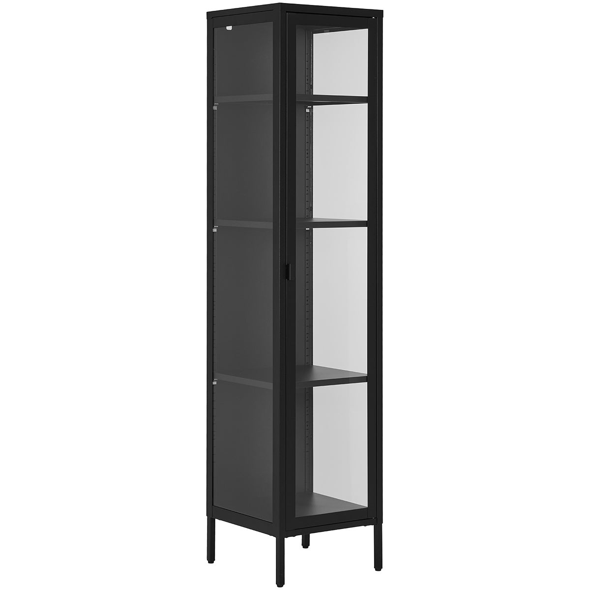 Brisbane Steel/Glass Slim High Display Cabinet