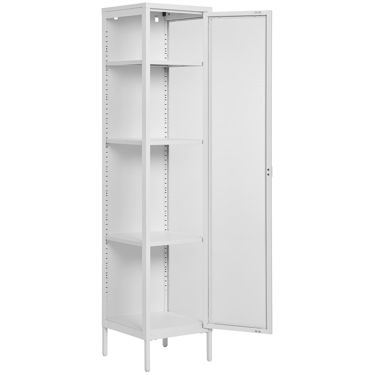 Brisbane Steel/Glass Slim High Display Cabinet