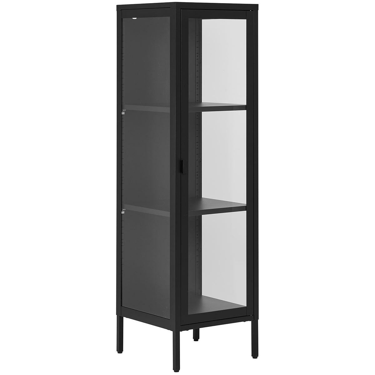 Brisbane Steel/Glass Slim Low Display Cabinet