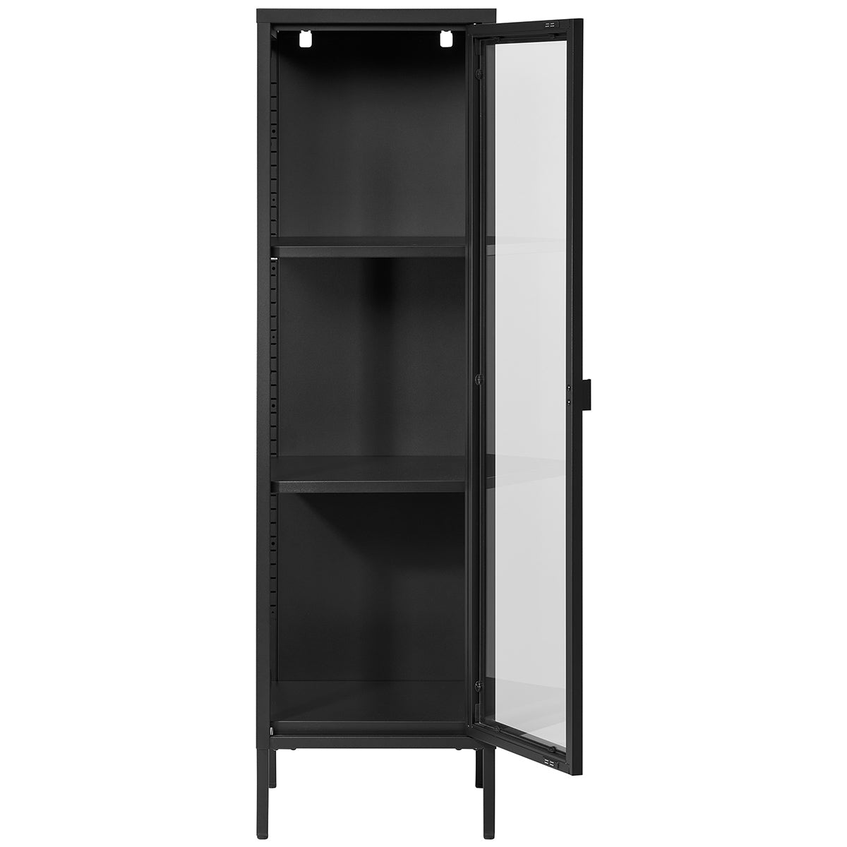 Brisbane Steel/Glass Slim Low Display Cabinet