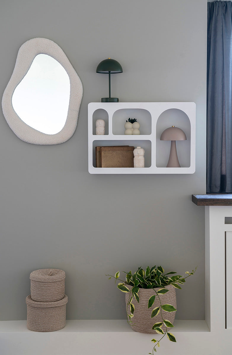 Bryne White Wall Shelf