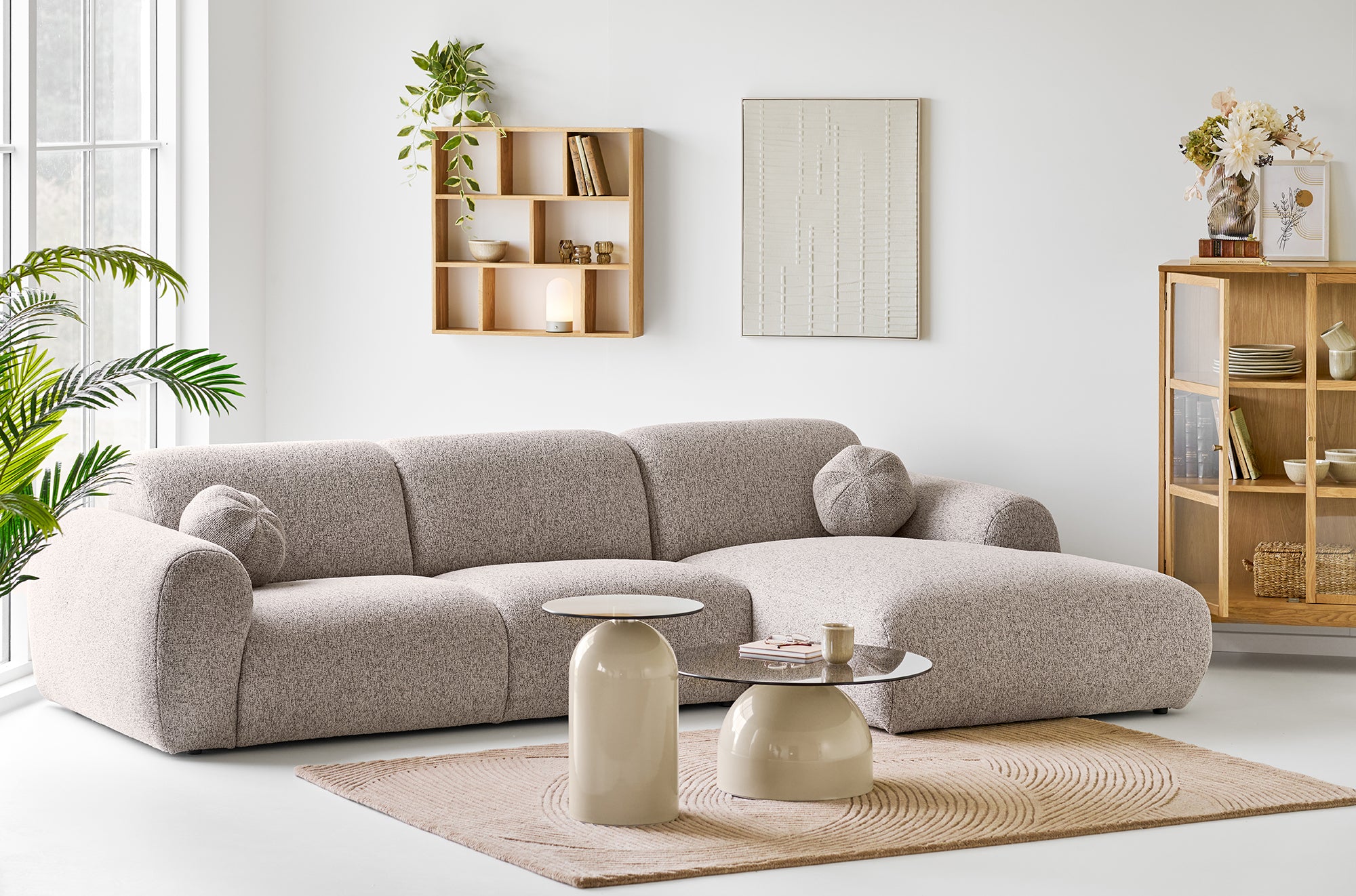 Clyde Stone Grey Lounge Sofa