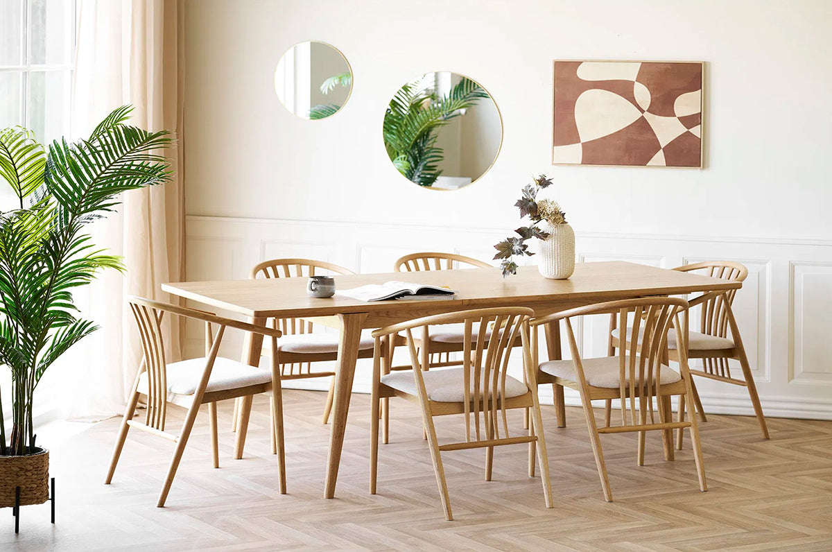 Darwin Natural Extendable Dining Table