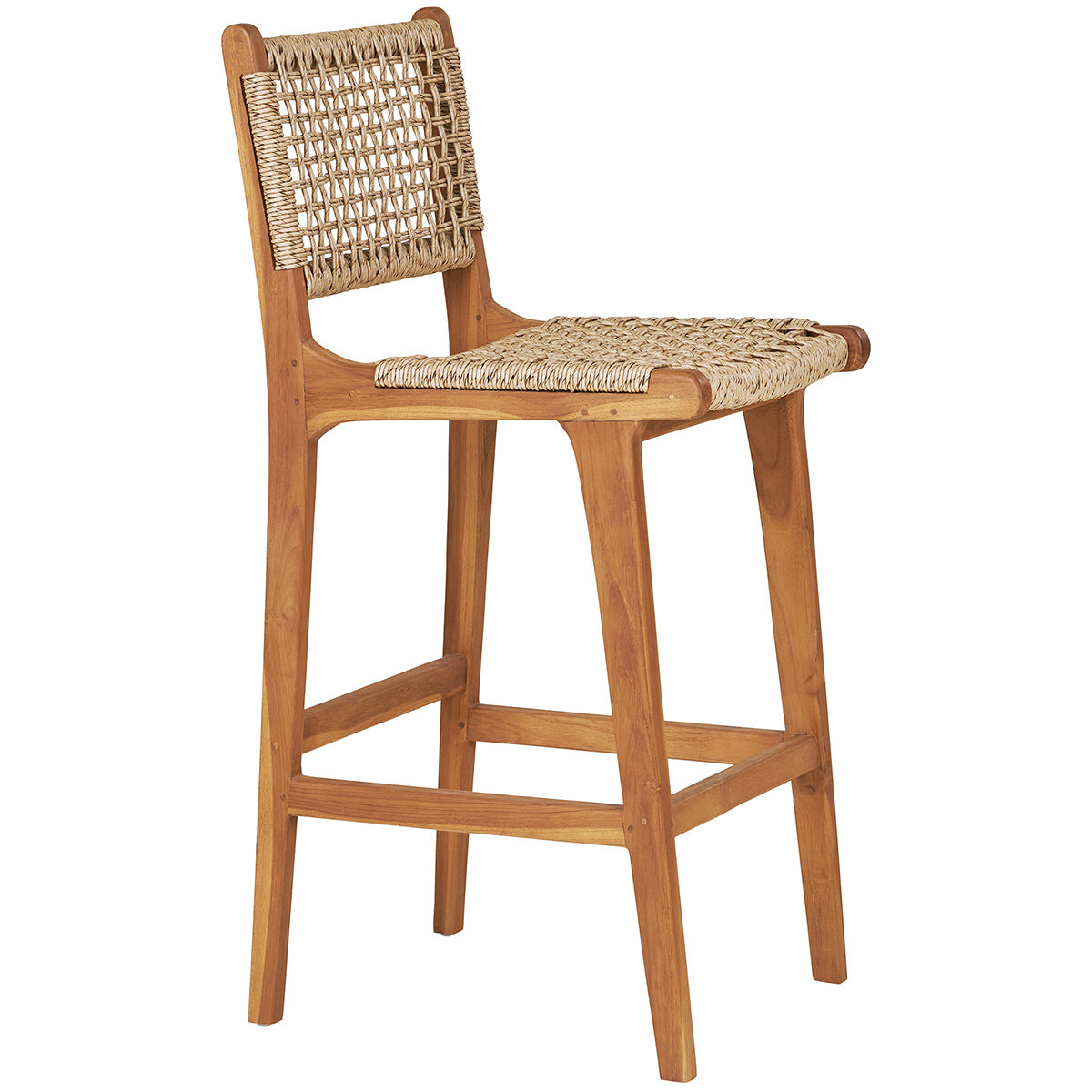 Derby Teak Wood Counter Chair