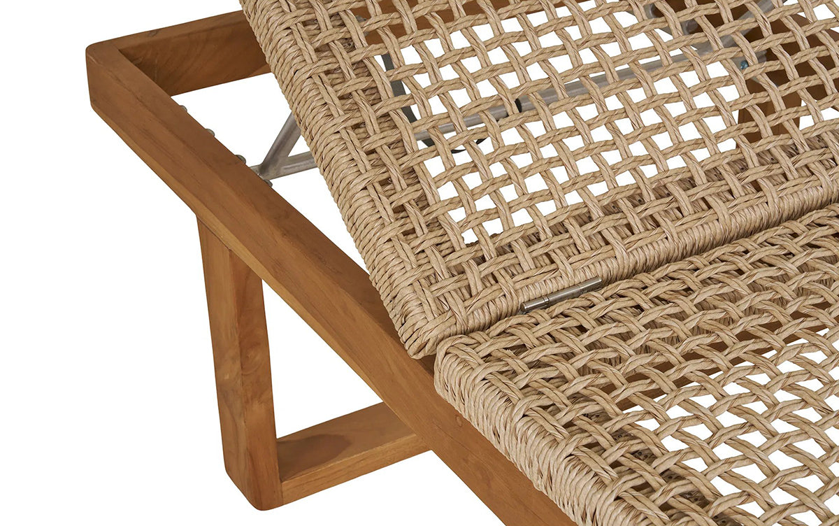 Derby Teak Wood Sun Lounger