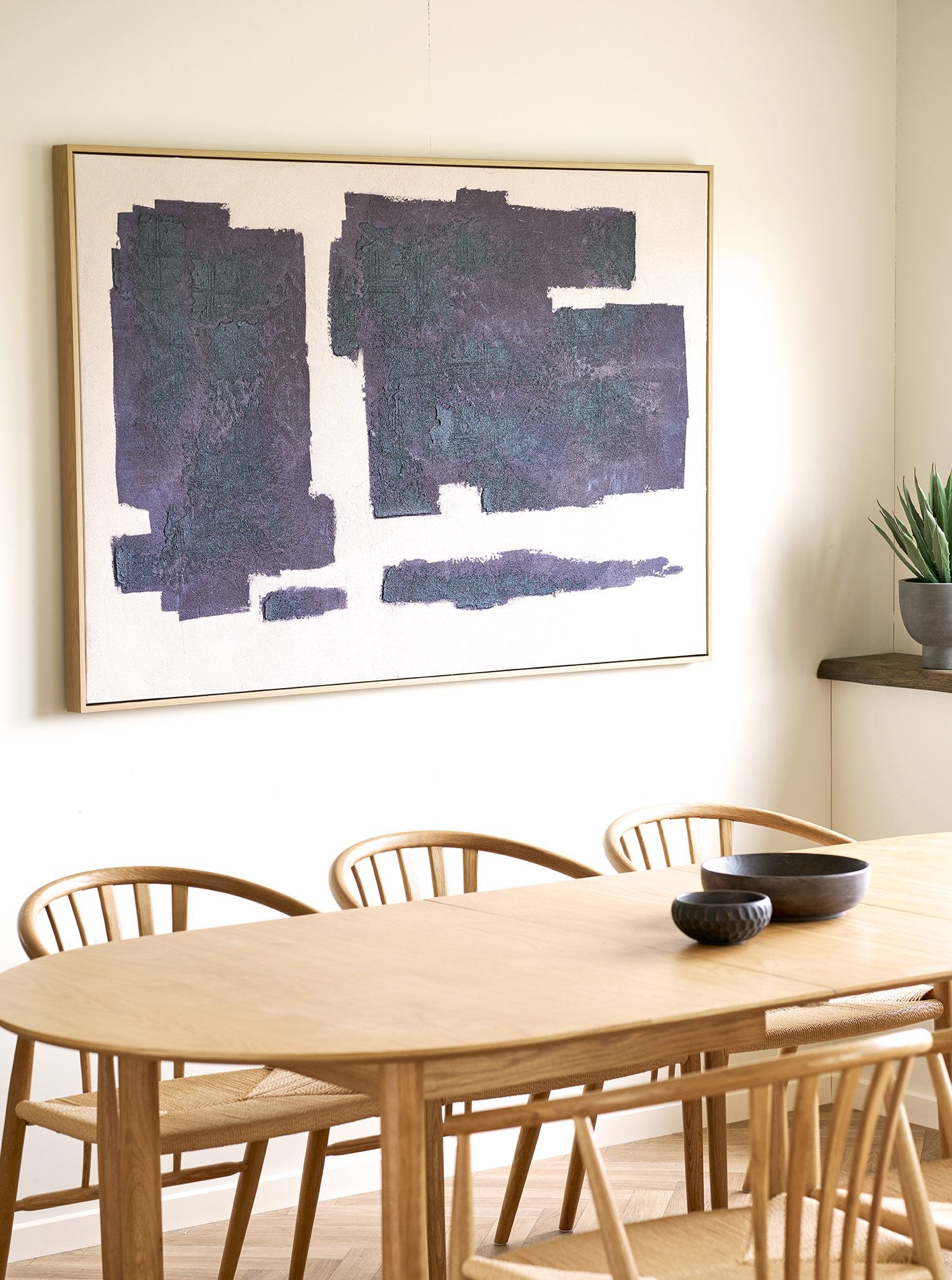 Edna Canvas Print with Hand Painted Details