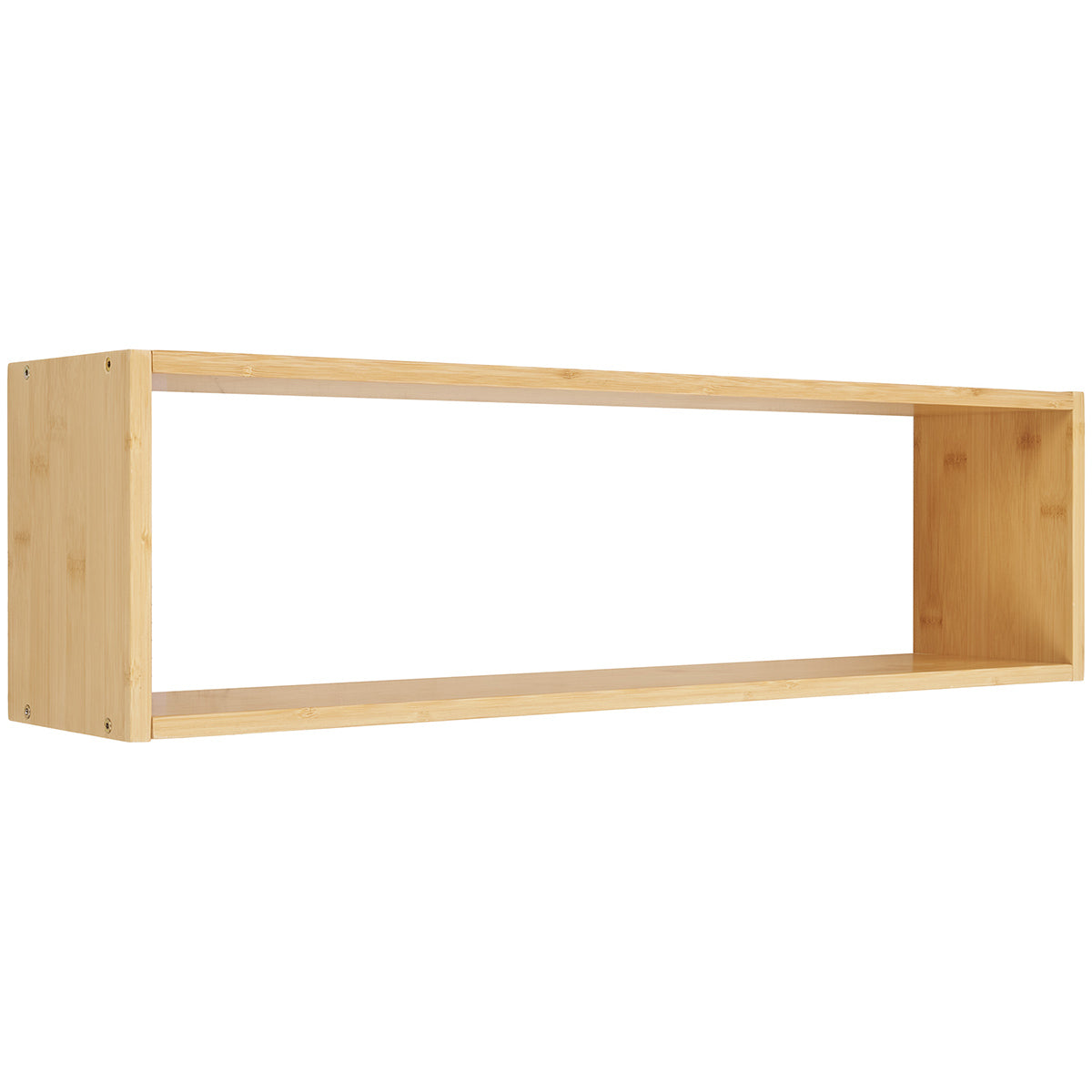 Ember Natural Bamboo Small Wall Shelf