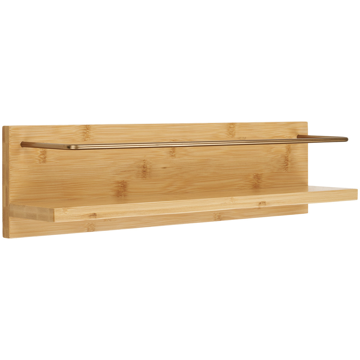 Ember Natural Bamboo Wall Shelf