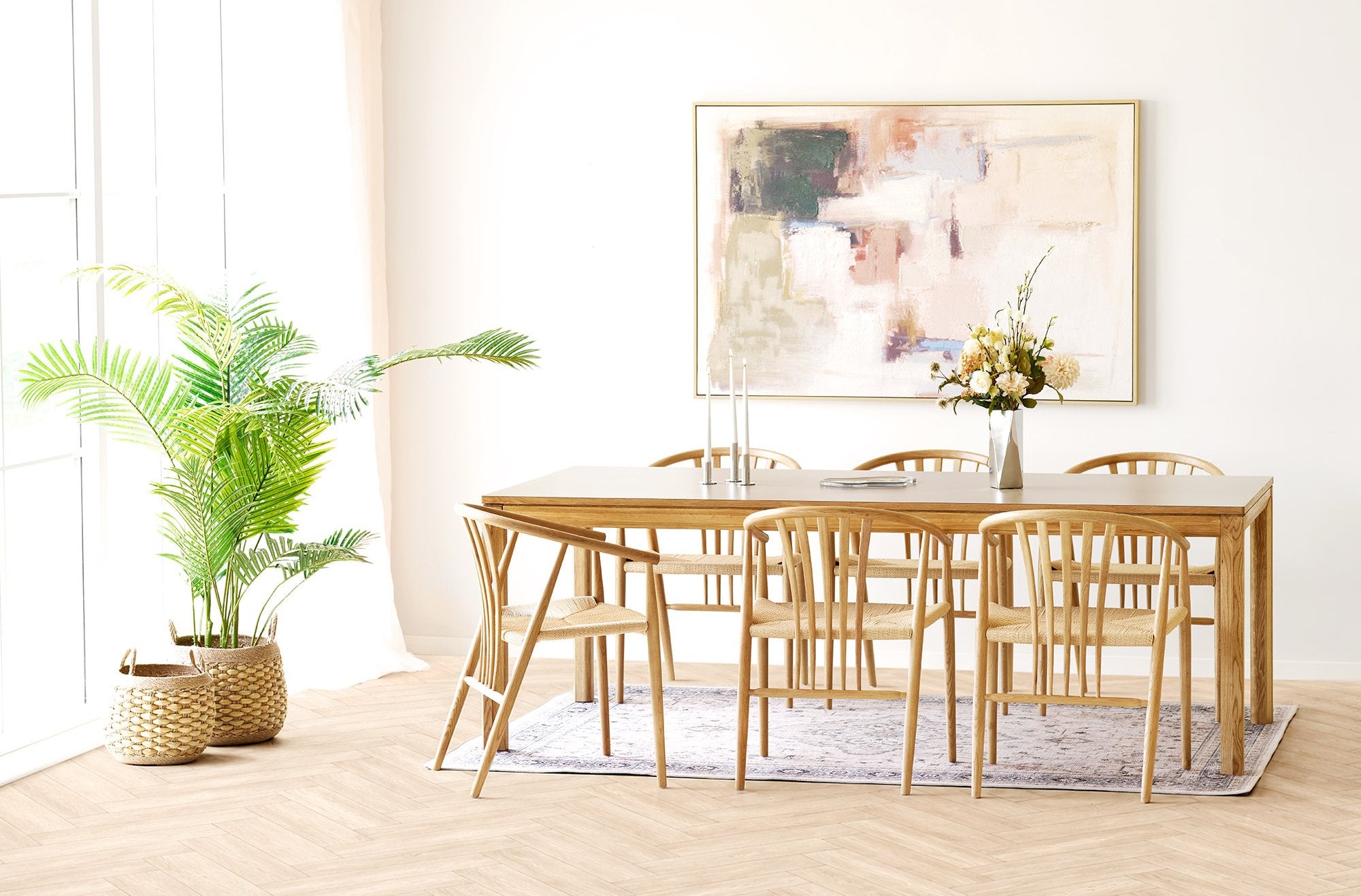 Inez Canvas Print with Hand Painted Details