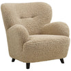 Lunaro Light Brown Lounge Chair