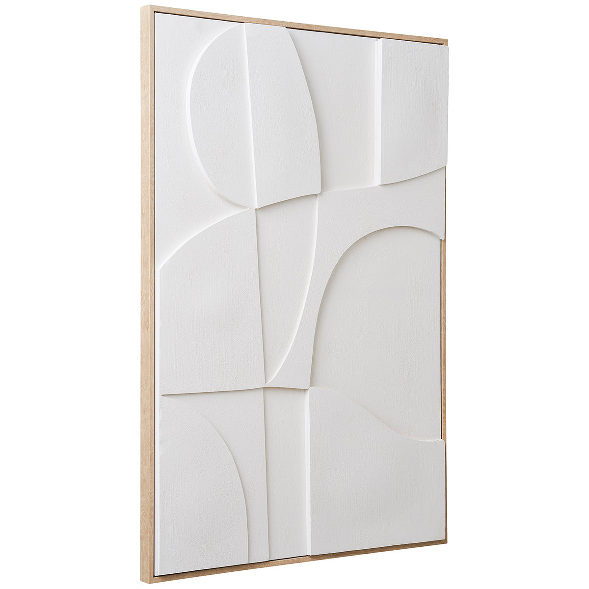 Madeline White Relief Wall Decoration