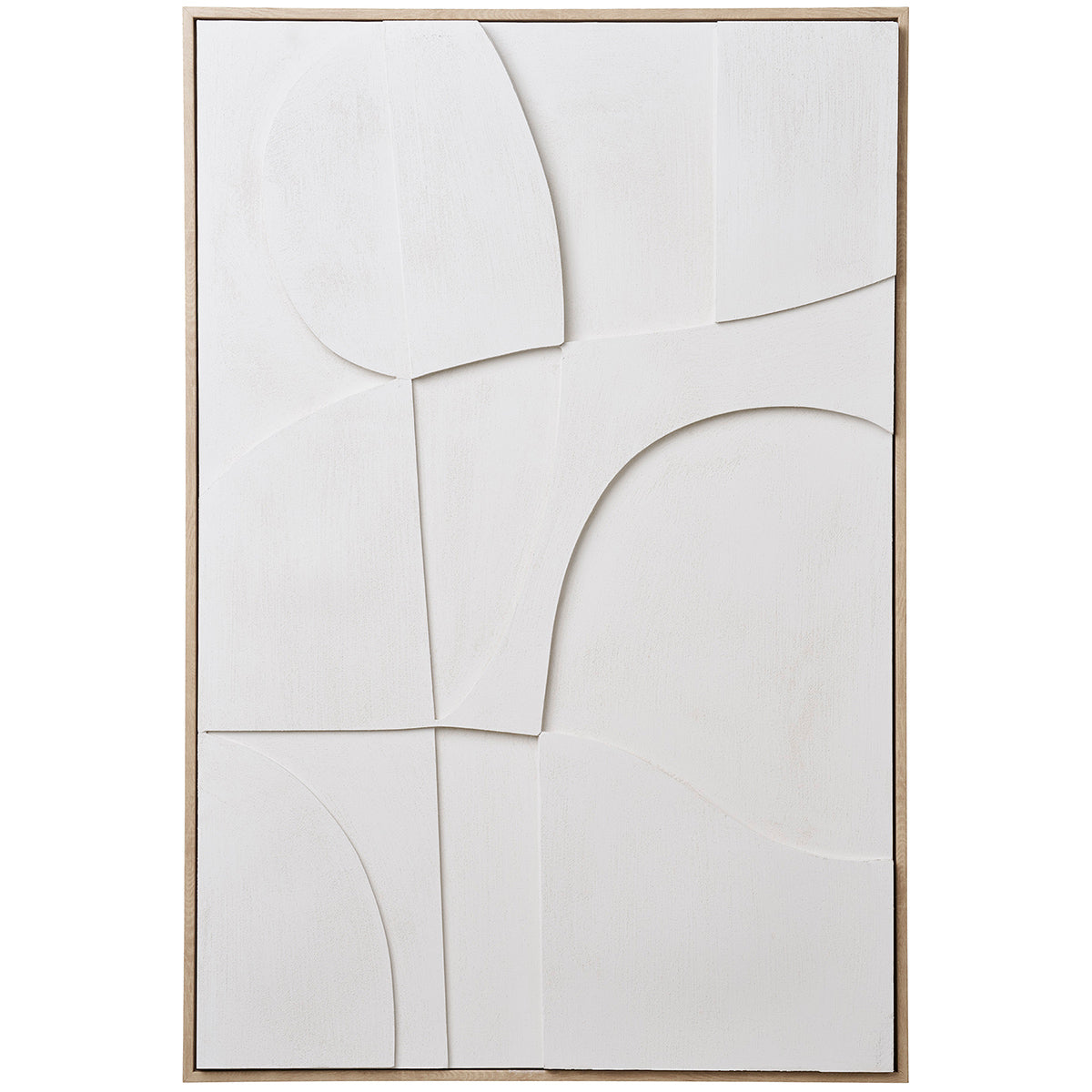 Madeline White Relief Wall Decoration