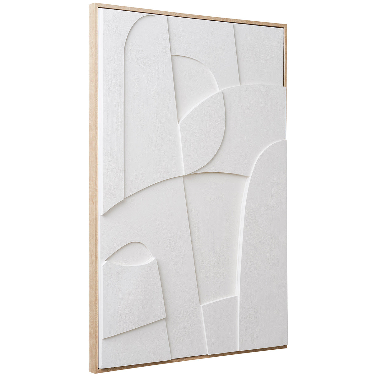 Madeline White Relief Wall Decoration