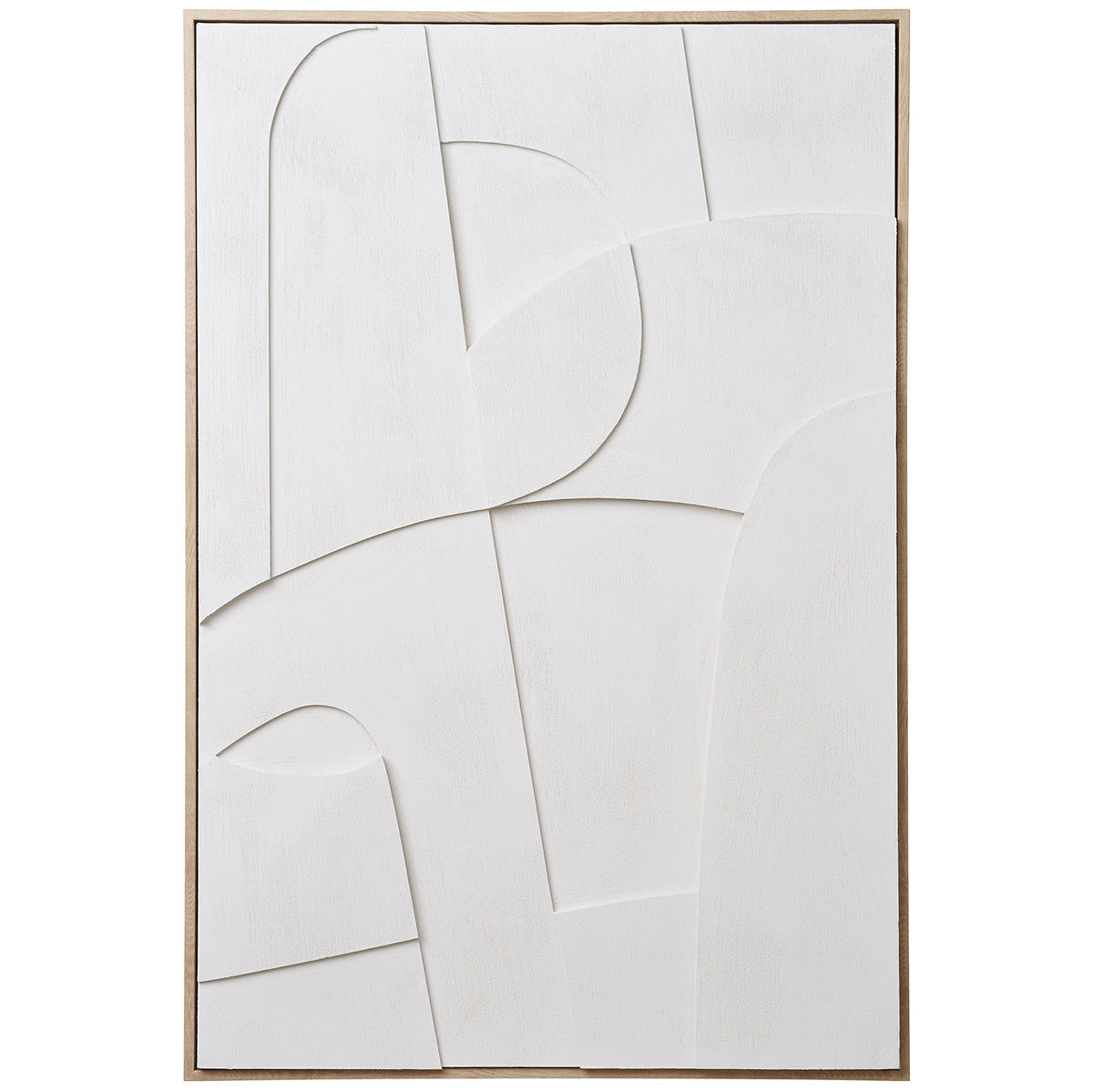 Madeline White Relief Wall Decoration