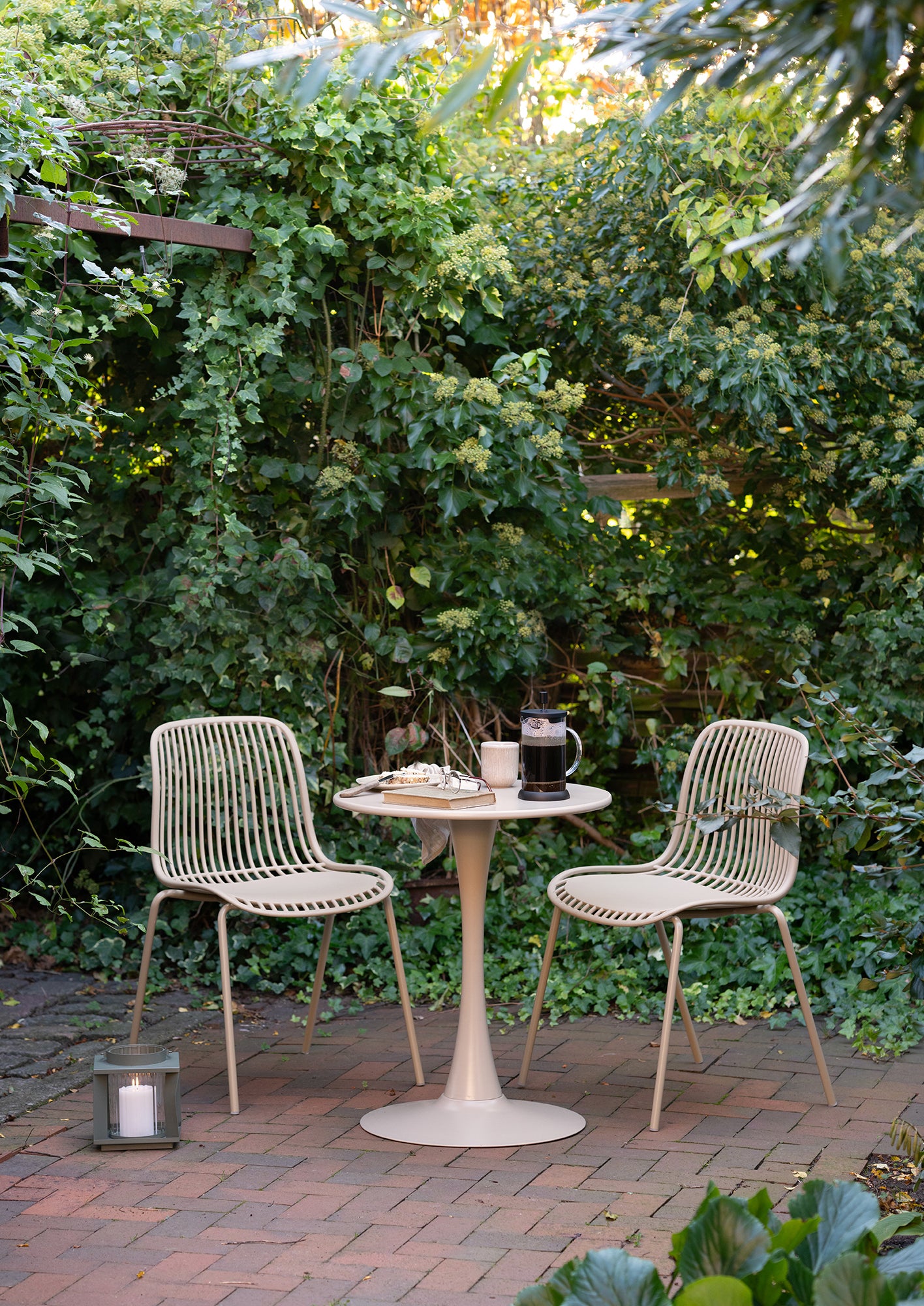 Meira Taupe Bistro Table