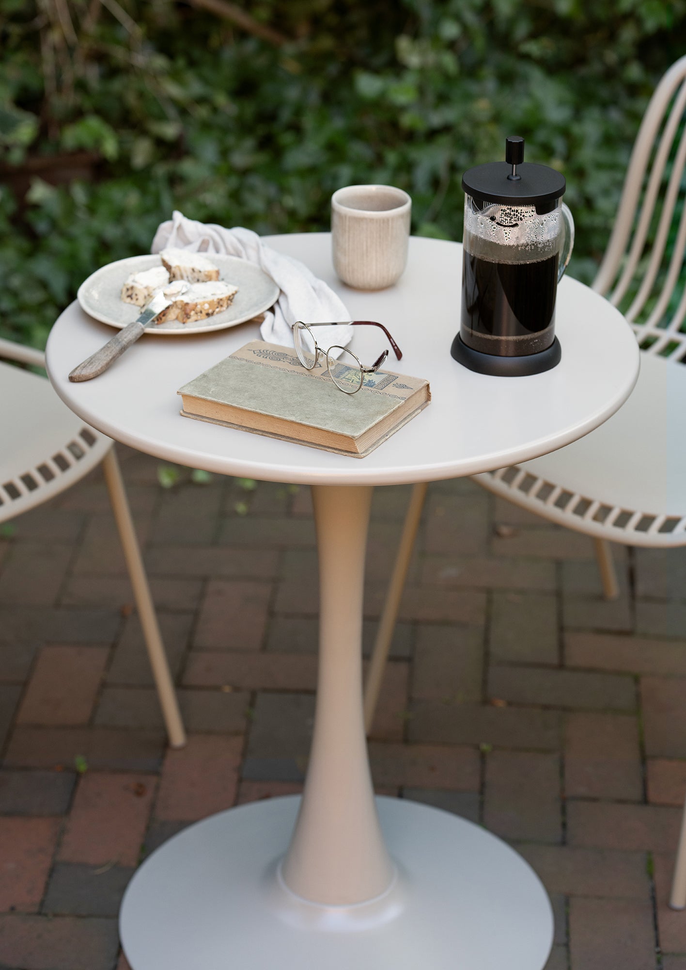 Meira Taupe Bistro Table