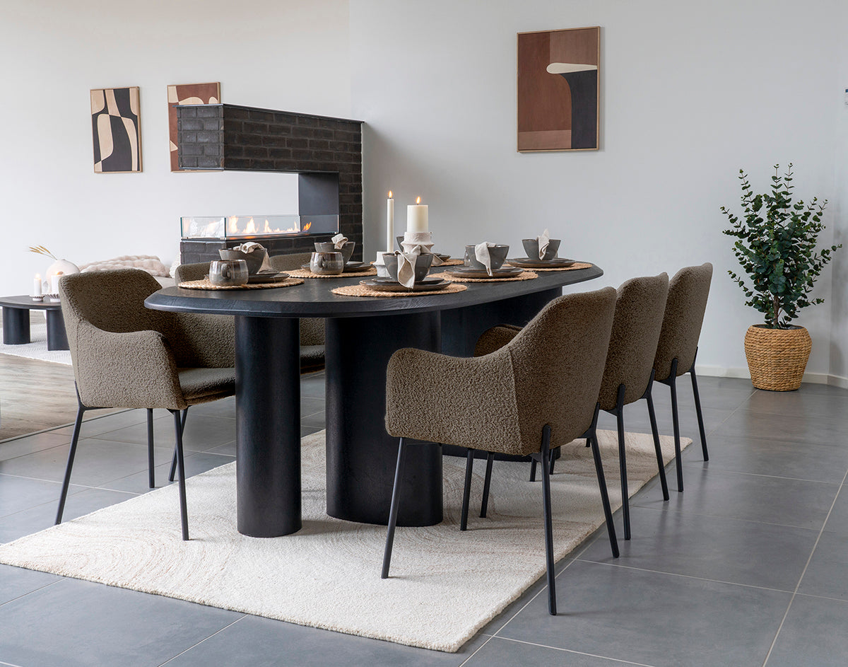 Melilla Boucle Dining Chair