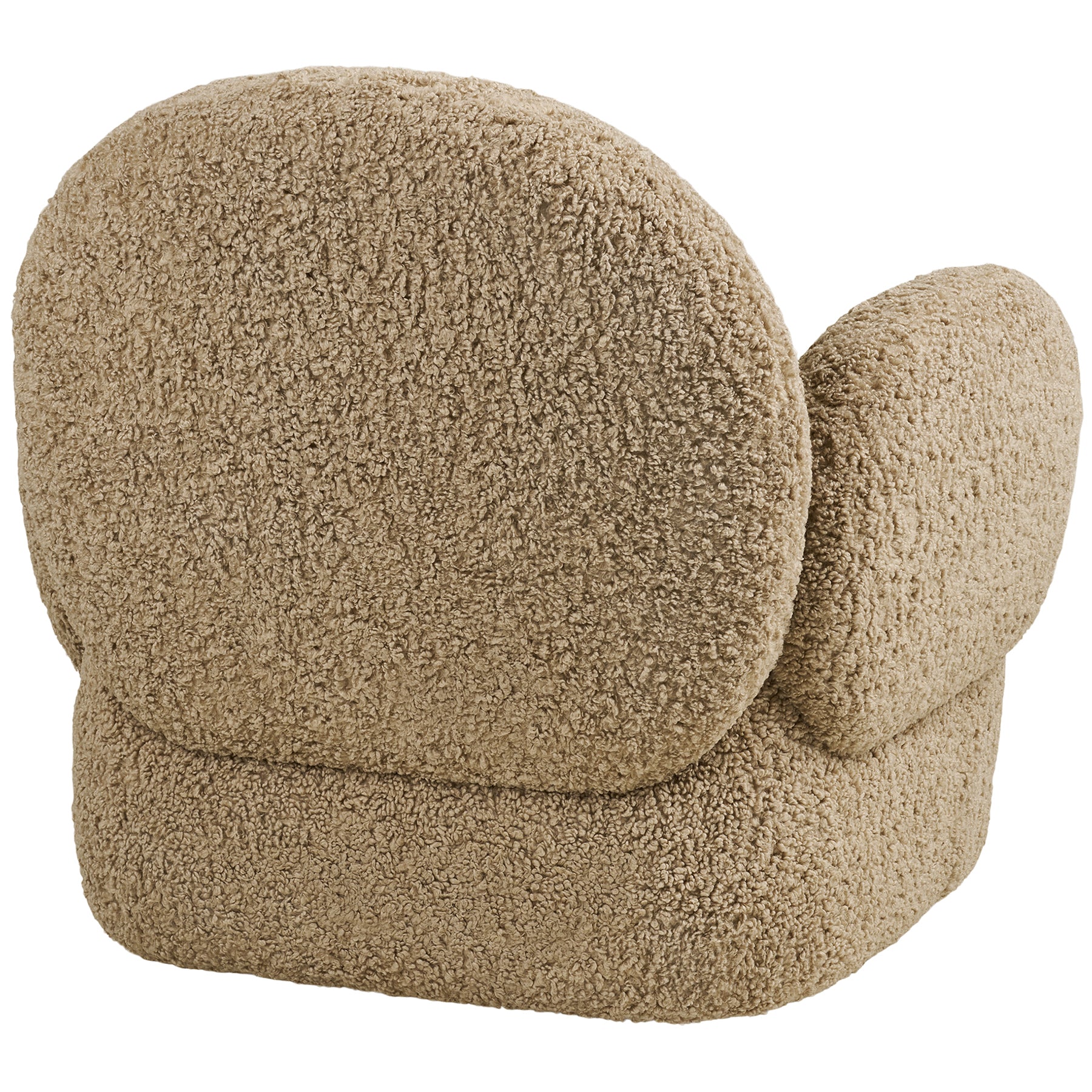 Messina Light Brown Swivel Lounge Chair