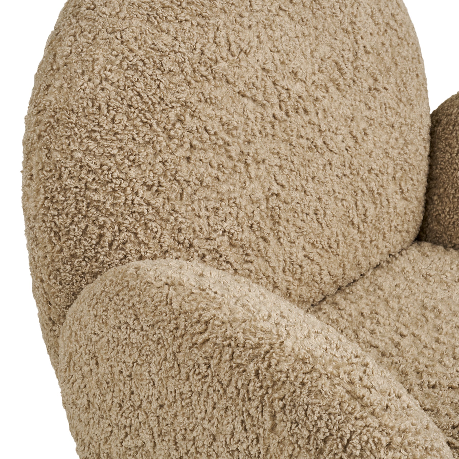 Messina Light Brown Swivel Lounge Chair