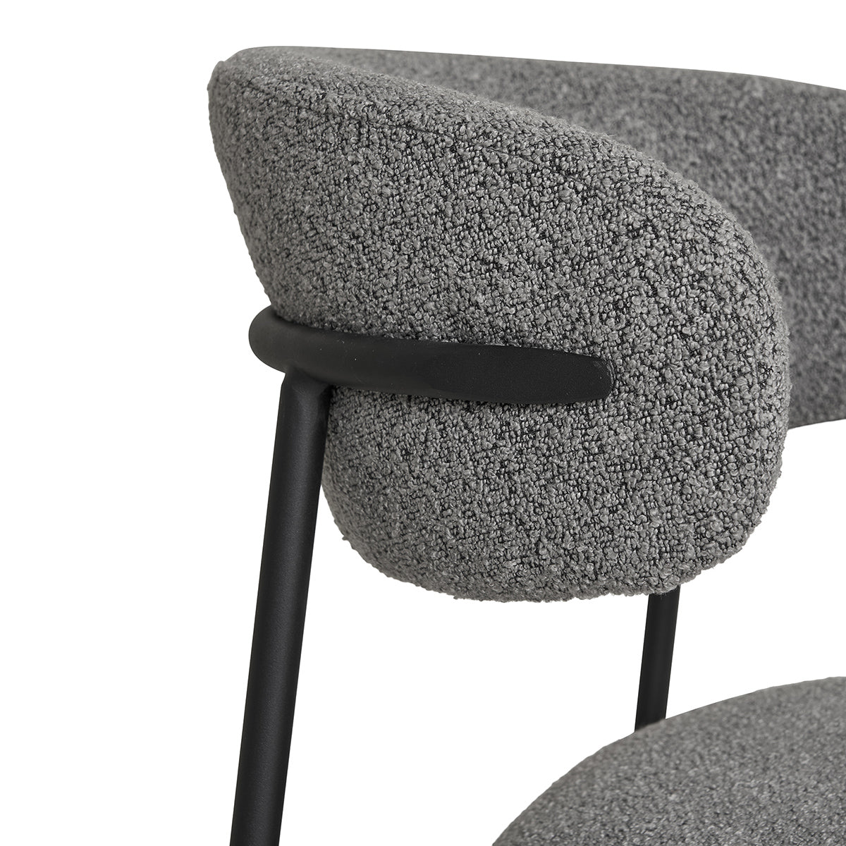 Mira Boucle Dining Chair (2/Set)