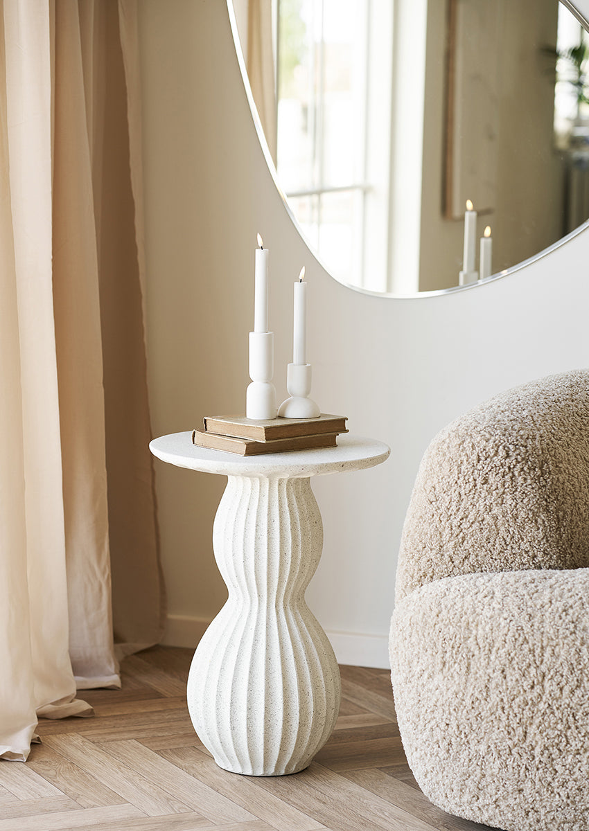 Newtown White Side Table