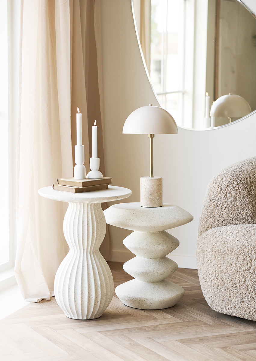 Newtown White Side Table