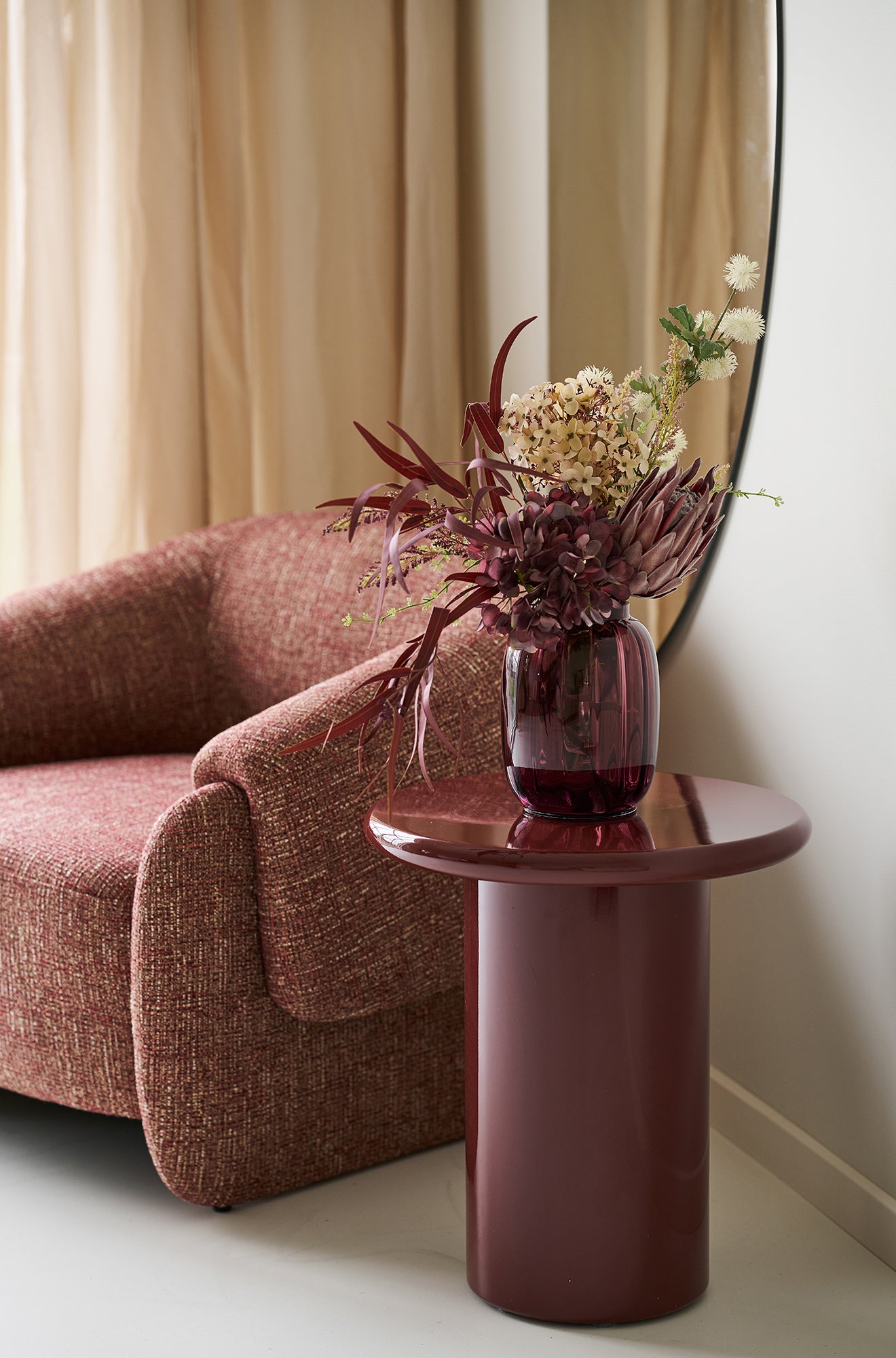 Otago Bordeaux Side Table