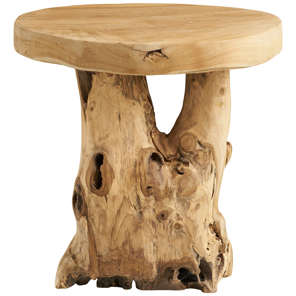 Palena Natural Teak Wood Side Table