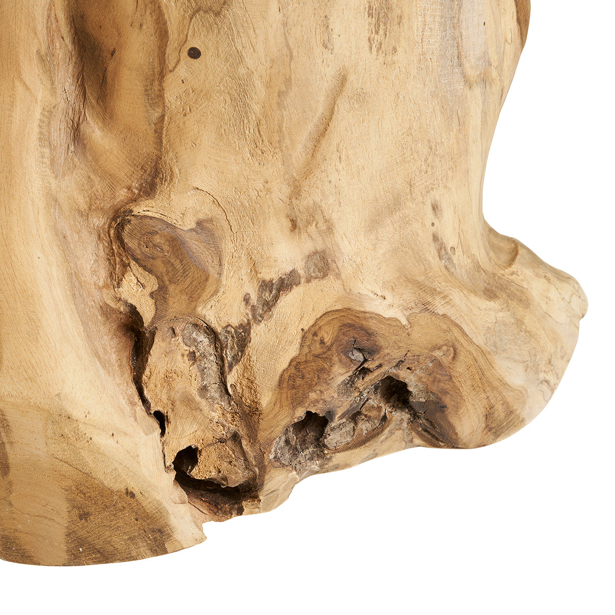 Palena Natural Teak Wood Side Table