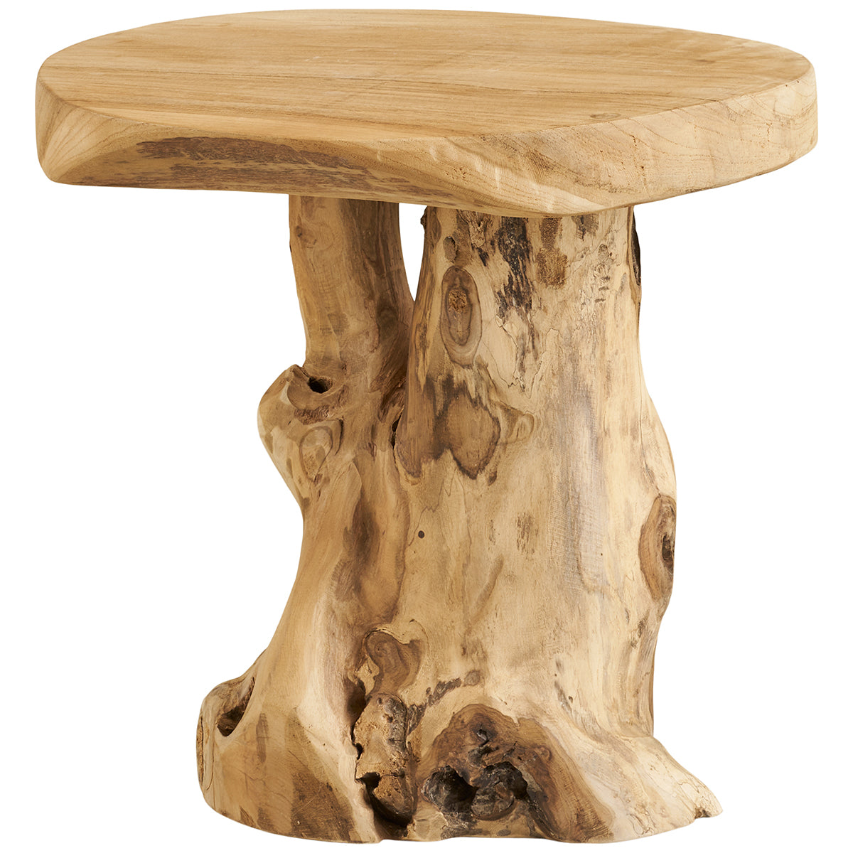 Palena Natural Teak Wood Side Table