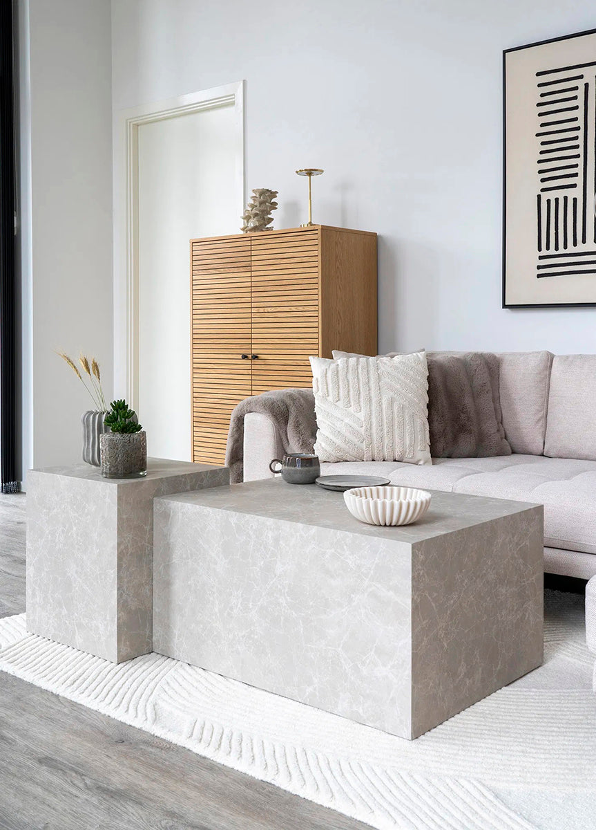 Prague Marble Look Coffee Table