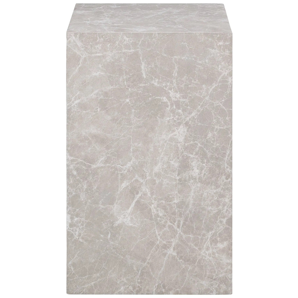 Prague Marble Look Side Table