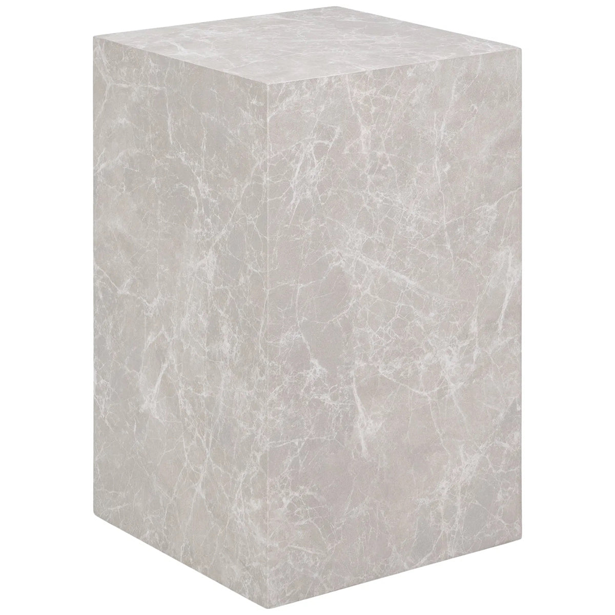 Prague Marble Look Side Table